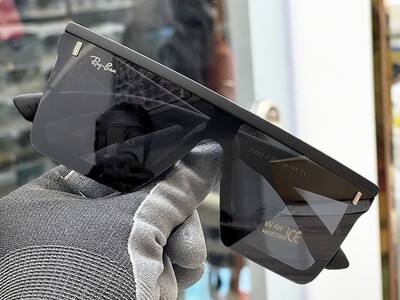 Ray Ban Flat Top Sunglasses - Black